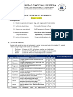 Ficha de Validación Del Instrumento Primera Variable - Ing. Aldo Segismundo Pereda Castillo