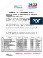 INFORME SEMANAL DEL 5 AL 11 Septiembre 2022