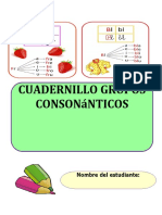 Cuadernillo Grupos Consonanticos