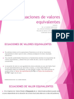 4.ecuaciones de Valores Equivalentes Mat Fin Sem-I 2022