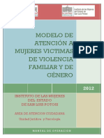 Modelo de Atencion a Victimas de Violencia