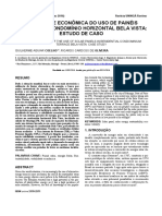 Viabilidade Econômica Do Uso de Painéis Solares No Condomínio Horizontal Bela Vista: Estudo de Caso