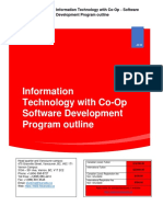 IT Software Development WITH Co Op Final Aug 2021