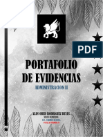 Portafolio de Evidencias de Administracion II