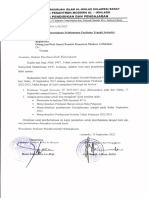 Surat Pemberitahuan Pelaksanaan Penilaian Tengah Semester