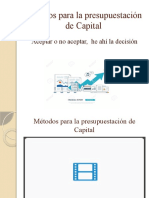 Presentación Métodos de Presupuestación de Capital