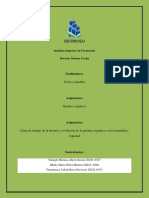 Historia evolución química orgánica mundial regional