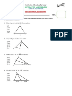 Iii Examen Parcial de Geometría-Pa