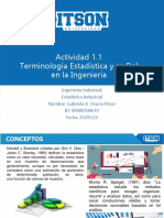 Terminología Estadística y Su Rol en La Ingeniería