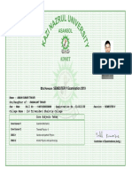 Semester V Examination 2019: BSC Honours