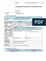 4° Sesión - Leemos Acciones para Prevenir Los Impactos de Un Fenómeno Natural - Comunicación