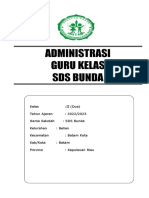 Administrasi Guru Kelas SD MI