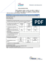 Fichas Información - Docente Tutor