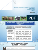 Identifikasi Sumber Pencemaran Air Limbah Industri Tekstil