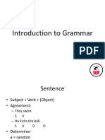 Introduction To Grammar