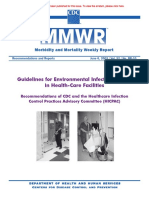 MMWR - Guide Infection Control - Environment - 2003 - CDC