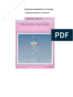 Pharmacologie Fondamental Et Clinique