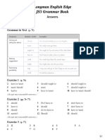 Longman English Edge JS3 Grammar Book Unit 8 Answer