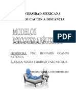 Modelos Psicoterapeuticos