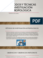 Métodos de investigación antropológica