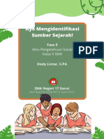 Ayo Mengidentifikasi Sumber Sejarah!