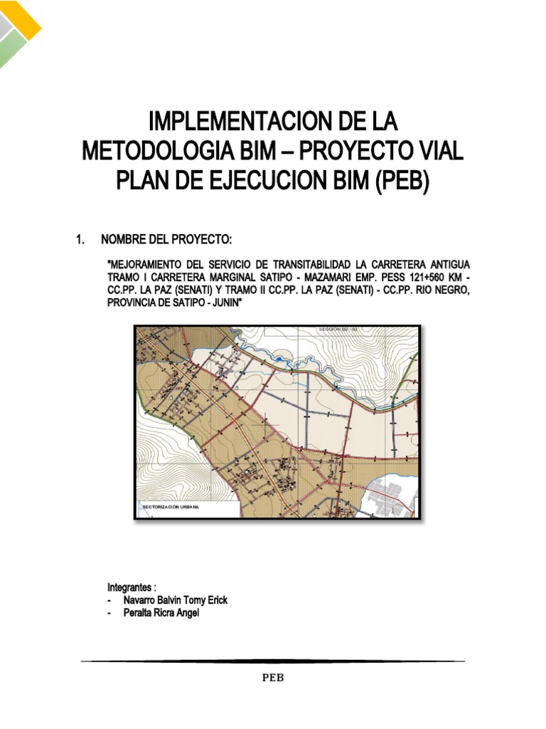 Plan de Ejecución BIM para Proyecto Vial | PDF