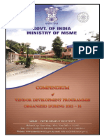 State Level Vendor Development Programme Msme