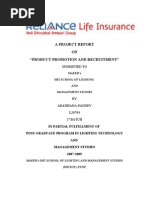 A Project Report On Reliance Life Insurance