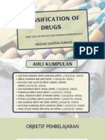 Classification of Drugs: Madam Santha Kuma RI