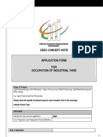 CEEC2 - Industrial Yard - Application Form