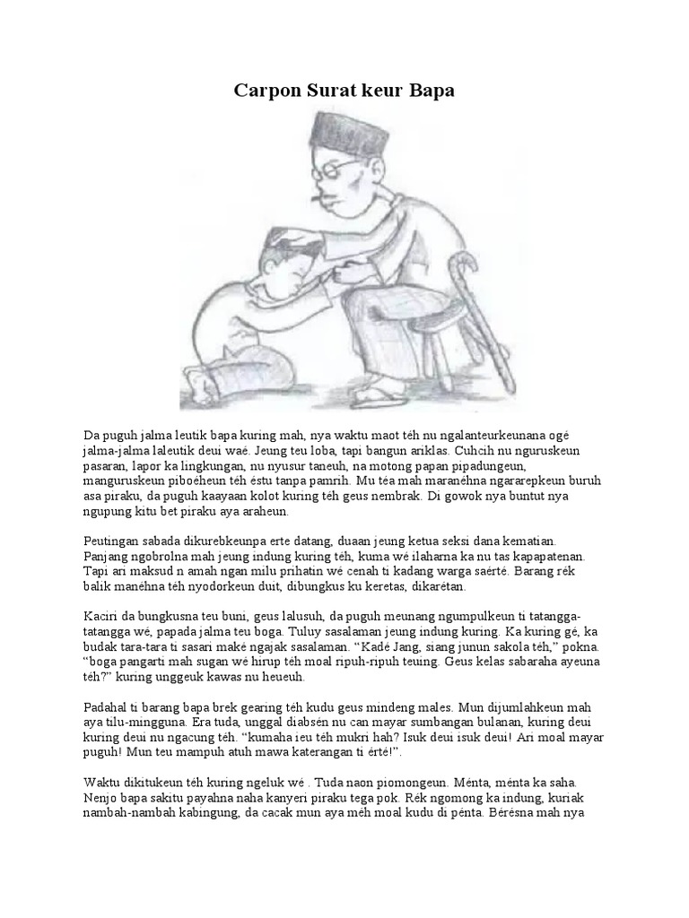 Carpon Surat Keur Bapa | PDF
