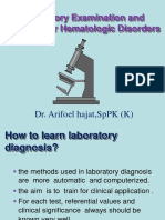 21-22 - Laboratory Examination and Work-Up For Hematologic Disorders - DR - Ariful Hayat