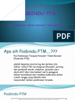 Posbindu PTM: (Pos Pembinaan Terpadu Penyakit Tidak Menular)