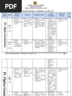 Plano Analitico de Fisica Do Iii Trimestre 9 Clase 2022