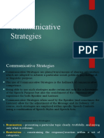 Communicative Strategies