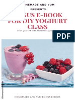 Bonus Ebook For Diy Yoghurt Class: Homemade and Yum Presents