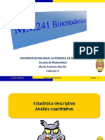 Unidad I Bioestadística Clase 3 Análisis Cuantitativo