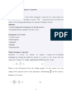 Share Charging and Discharging of A Capacito