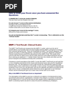 MMPI-2 Scoring and Interpretation Guide | PDF | Clinical Medicine ...