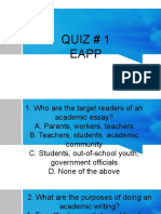 EAPP Quiz 1