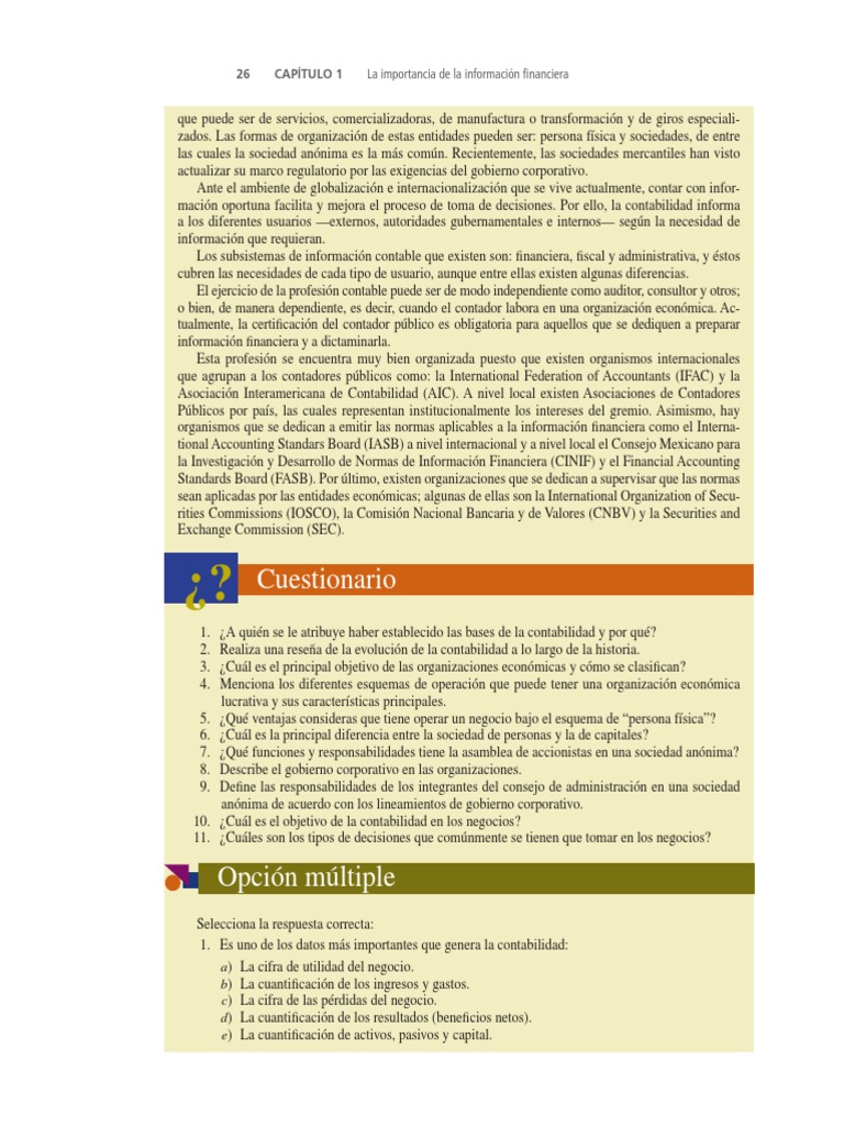 Contabilidad Financiera Pdf Contabilidad Contador