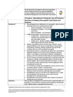 HCPR - Monofilament Testing Procedure