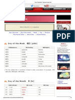 Date - Vocabulary