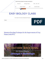 Mutation Breeding - Advantages & Disadvantages - Easybiologyclass