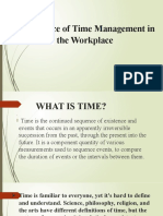 Importance of Time Management in Workforce Bina