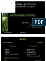 Materiales Bioclimaticos.