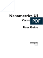 NanometricsUI UserGuide