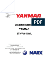 Yanmar 3TNV76-DWL Engine Parts Catalog