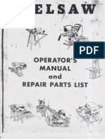 Belsaw M-14 Owners Manual