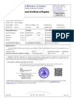 Provisional Certificate of Registry 220901-230228